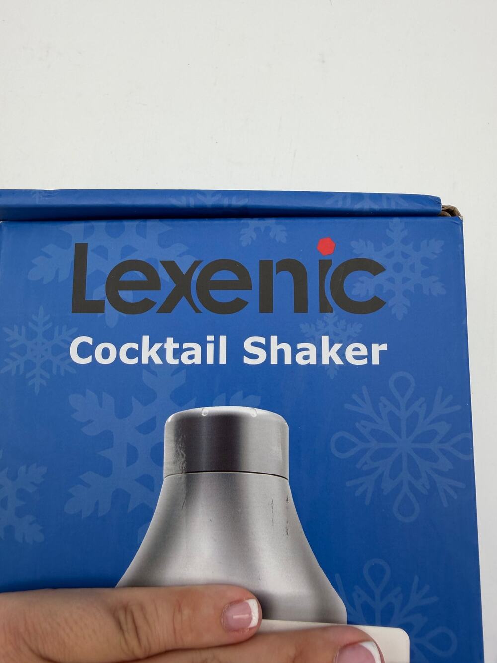 Lexenic Cocktail Shaker Stainless Steel NIB